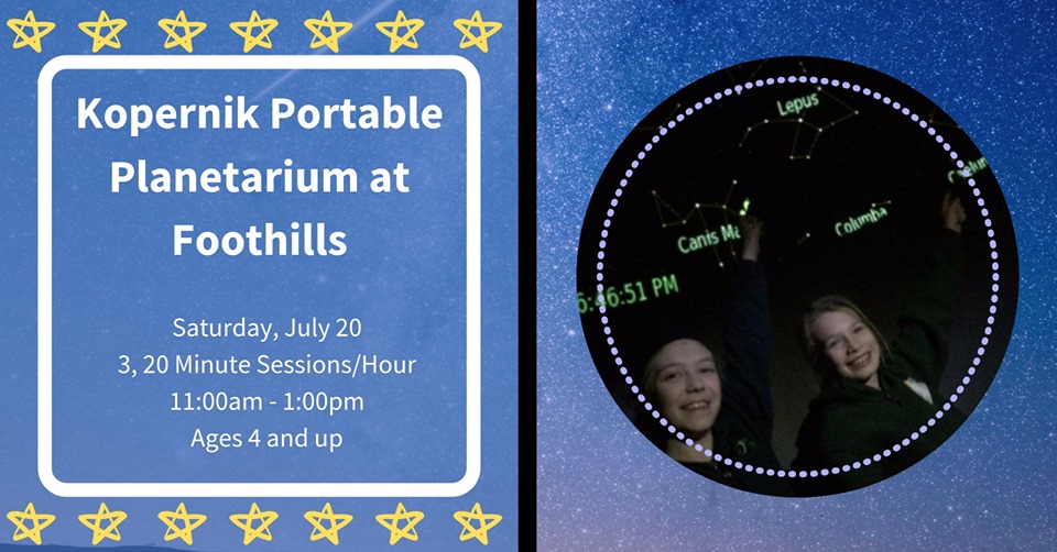 Kopernik Portable Planetarium at Foothills