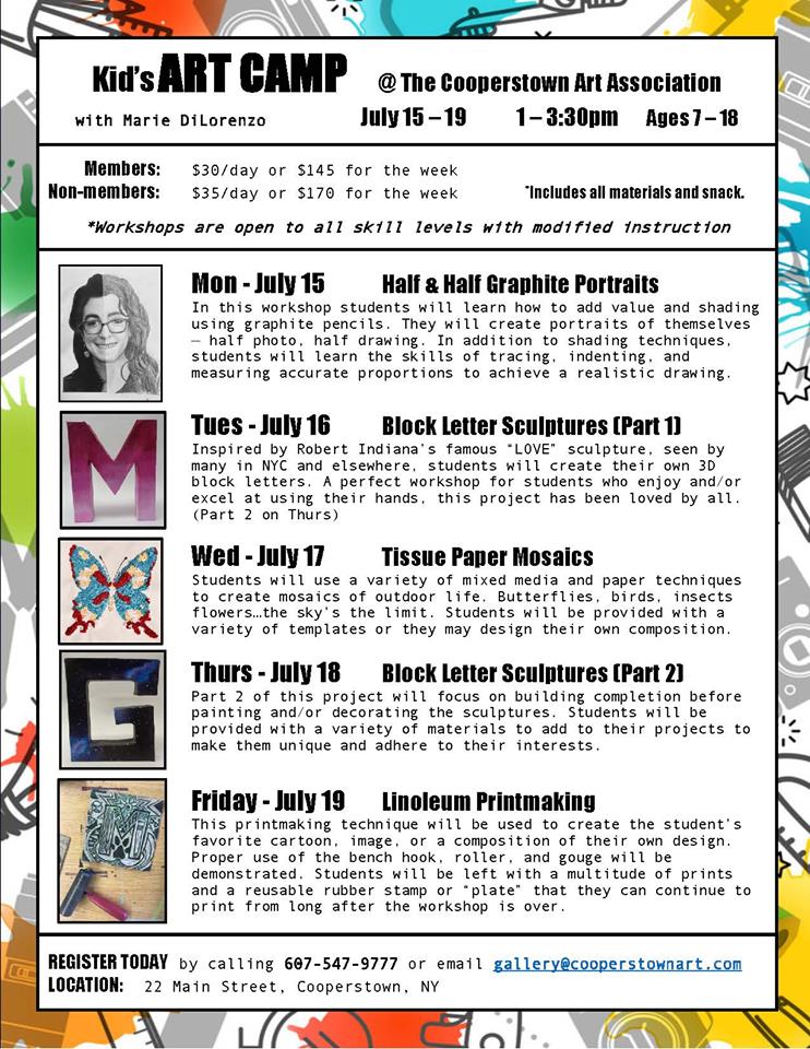 Kid's Art Camp at The CAA